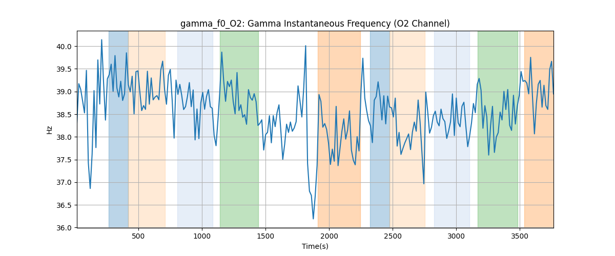 gamma_f0_O2: Gamma Instantaneous Frequency (O2 Channel)