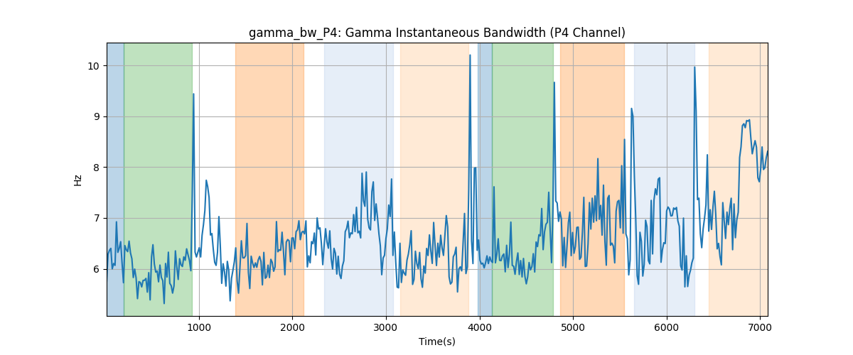 gamma_bw_P4: Gamma Instantaneous Bandwidth (P4 Channel)