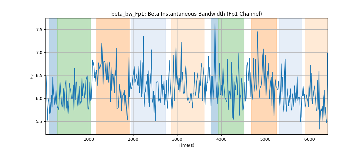 beta_bw_Fp1: Beta Instantaneous Bandwidth (Fp1 Channel)