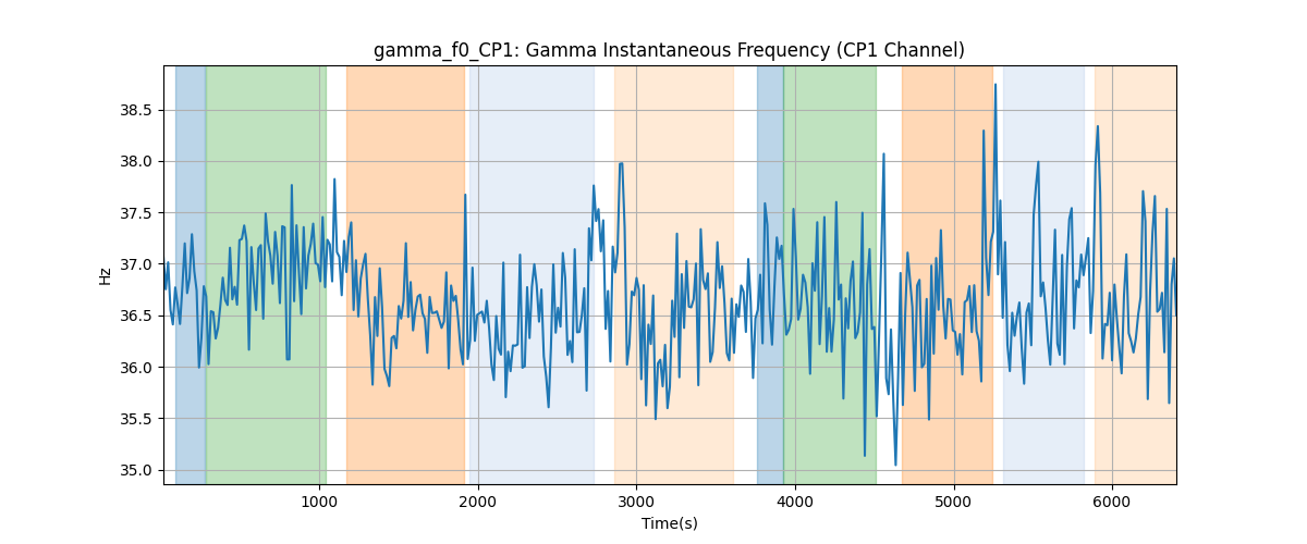 gamma_f0_CP1: Gamma Instantaneous Frequency (CP1 Channel)