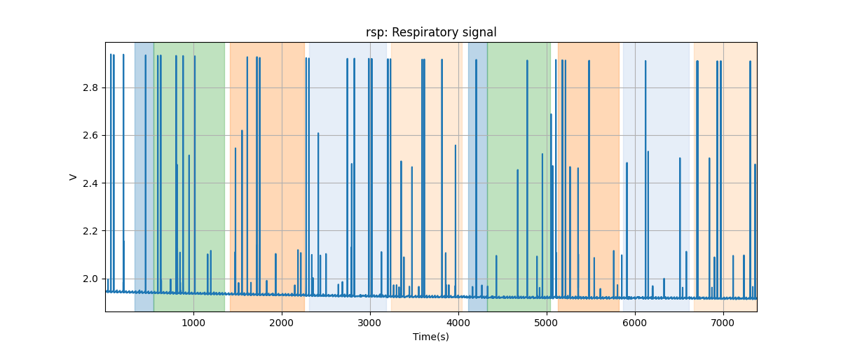 rsp: Respiratory signal