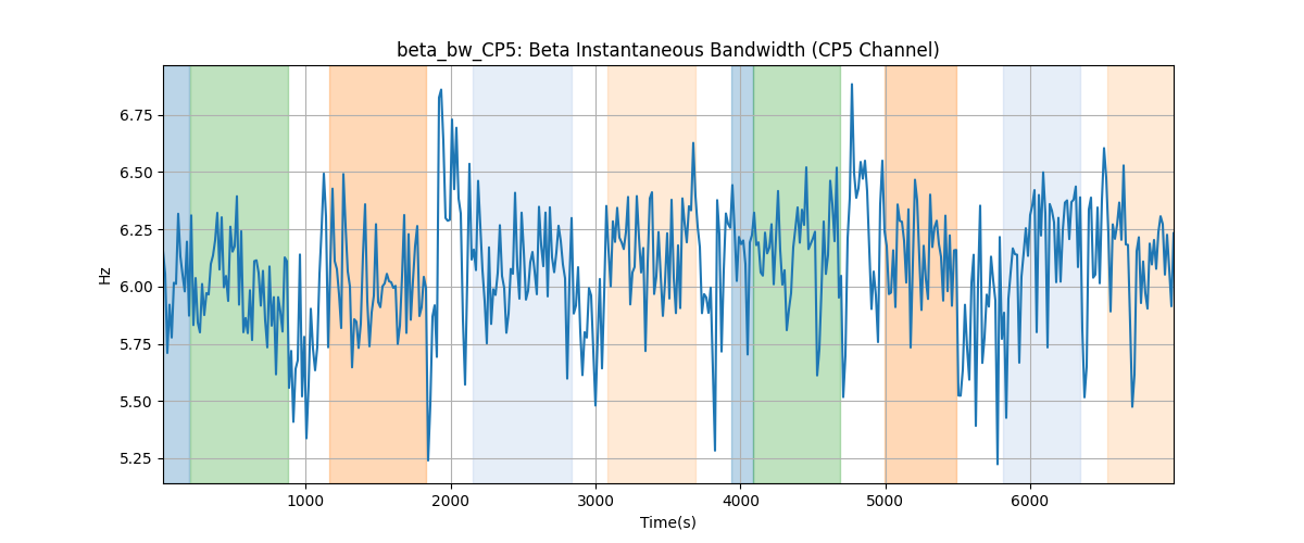 beta_bw_CP5: Beta Instantaneous Bandwidth (CP5 Channel)