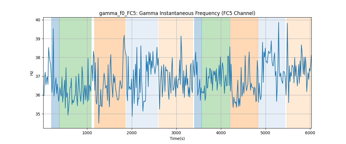 gamma_f0_FC5: Gamma Instantaneous Frequency (FC5 Channel)