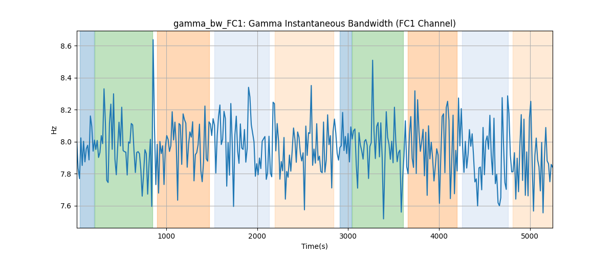 gamma_bw_FC1: Gamma Instantaneous Bandwidth (FC1 Channel)